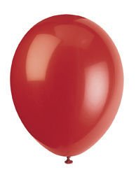 Balony mocno czerwone 10szt./op.