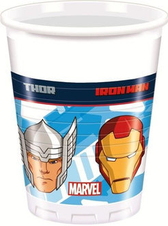 Kubki plastikowe, kolekcja Avengers 8szt./op.