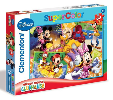 Puzzle- 60 elementów- Mickey Mause Clubhause