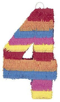 Piniata cyfra 4