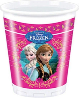 Kubki plastikowe, Kraina Lodu- Disney   8szt./op.