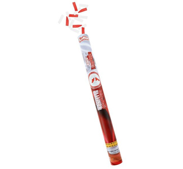 Tuba, konfetti  pneumatyczne "Biało-czerwoni" - 30cm.