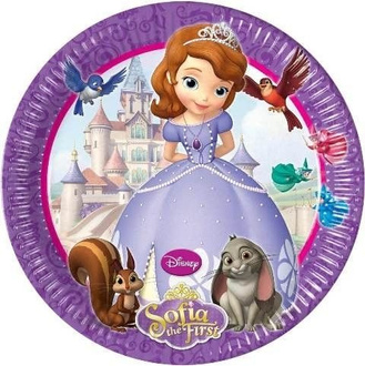 Talerze papierowe Sofia the First 8szt./op.