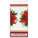 Foliowy obrus w dekoracji HOLLY POINSETTIA. 