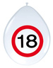 Balony urodzinowe, osiemnastka, 8szt./op.