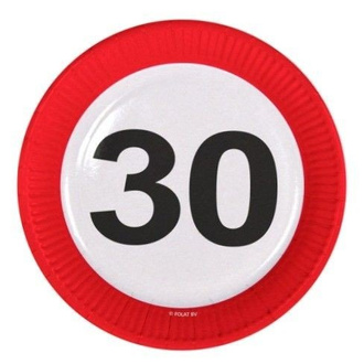 Talerze papierowe, 30-stka 8szt./op.