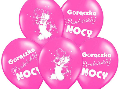 Balony na wieczór  panieński-6szt./op.