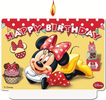 Świeczka z Myszką Minnie