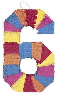 Piniata cyfra 6