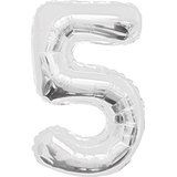 Balon foliowy cyfra "5" (86cm).