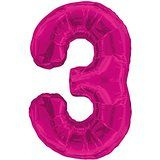 Balon foliowy cyfra "3" (86cm)