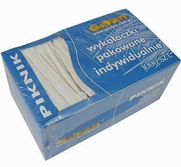 Wykałaczki w papierkach  1000 szt./op.