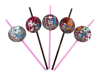 Słomki do napojów Monster High 10szt./op.