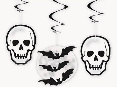 Dekoracja wisząca na Halloween 3szt./op.