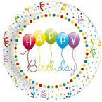 Talerzyki Happy Birthday-8szt./op.