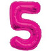 Balon foliowy cyfra "5" (86cm).
