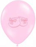 Balony różowe z bucikami-6szt./op.