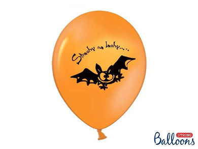 Balony 30cm. "Strachy na lachy....." 6szt./op