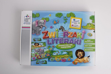 ZWIERZAKI LITERAKI- edukacyjna gra pamięciowa.