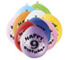 Balony urodzinowe 9 lat, mix kolorów 10szt./op.
