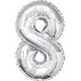 Balon foliowy cyfra "8" (86cm).