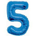 Balon foliowy cyfra "5" (86cm).