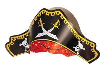 Kapelusze pirata- papierowe 4szt./op.