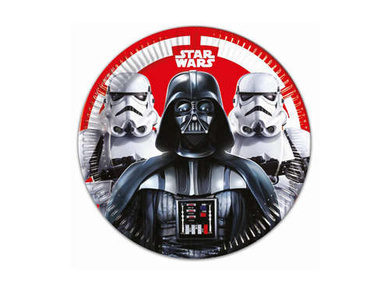 Talerze papierowe "Star Wars"  -  8szt./op.