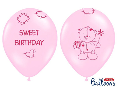 Balony "Sweet Birthday"-6szt./op.