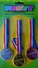 Medale sportowe 3szt./op.