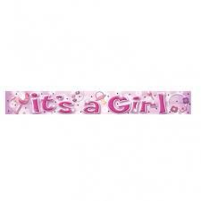 Baner foliowy It's a Girl
