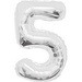 Balon foliowy cyfra "5" (86cm).
