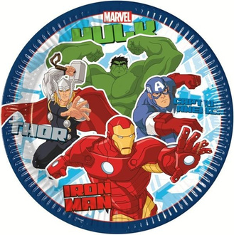 Talerze papierowe Avengers- Zjednoczeni 8szt./op.