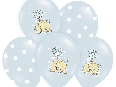 Balony ze słonikiem 6szt./op.