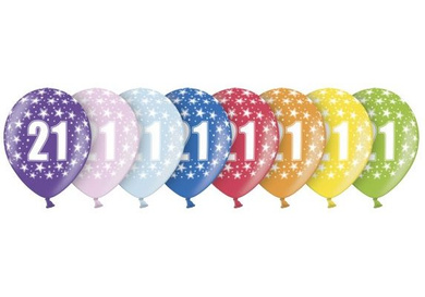 Balony z nadrukiem 21 6szt./op.