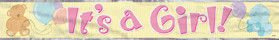 Baner "It's a girl"
