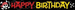 Piracki baner Happy Birthday- foliowy