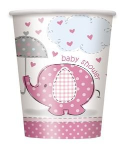 Kubki papierowe, Baby Shower 8szt./op.