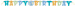 Baner  Happy Birthday na roczek chłopca