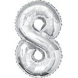 Balon foliowy cyfra "8" (86cm).