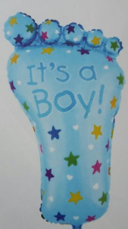 Balon foliowy niebieski- ITS A BOY