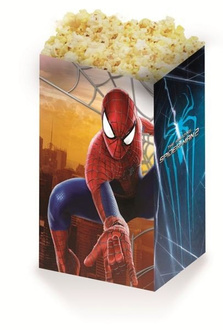 Pudełka do pop cornu ze Spidermanem  4szt./op.