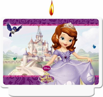 Świeczka na tort Sofia the first