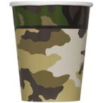 Kubek papierowy Military-8 szt./op.