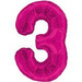Balon foliowy cyfra "3" (86cm)