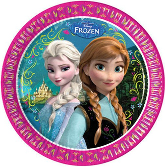 Talerze papierowe, Frozen 8szt./op.