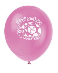 Balony na roczek, mix kolorów 8szt./op.