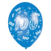 Balony z nadrukiem 100, mix kolorów - 6szt./op.