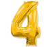 Balon foliowy cyfra "4" (54cm).