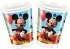 Kubki plastikowe z Myszką Mickey 8szt./op.